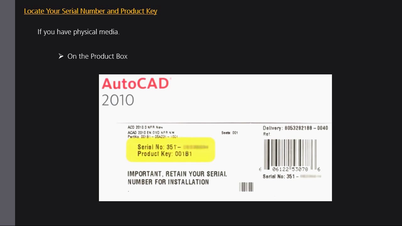autocad 2014 serial key 64 bit